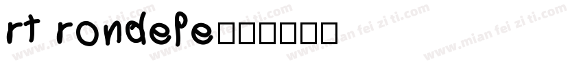 rt rondele字体转换